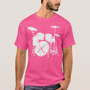 Juego de tambor de camiseta de música con tabletas