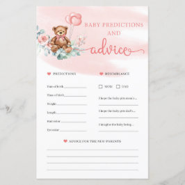 Juego de tarjetas de consejo y predicciones para o