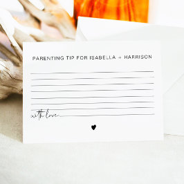 Juego de tarjetas de consejos y consejos para la c