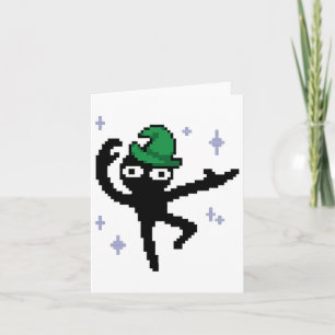Juego de tarjetas de horror del asistente para el