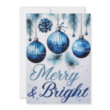 Juego de tarjetas de Navidades "Merry & Bright"