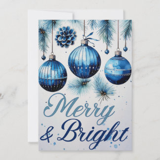 Juego de tarjetas de Navidades "Merry & Bright"