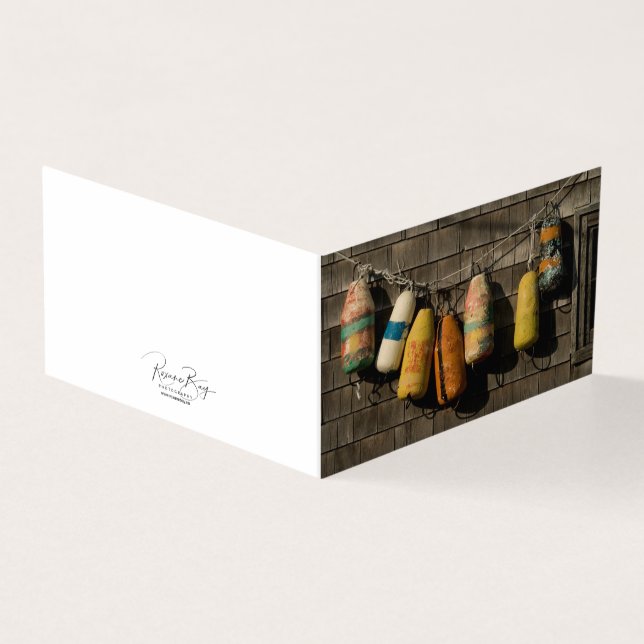 Juego de tarjetas de nota Flotas de langosta en Pe (Exterior)