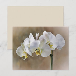 Juego de Tarjetas de Notas de Arte de Flores de Or