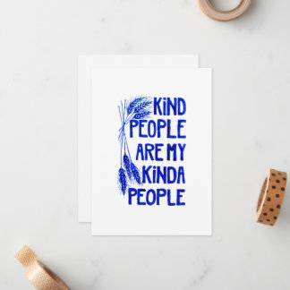 Juego de tarjetas de notas de personas de Kind