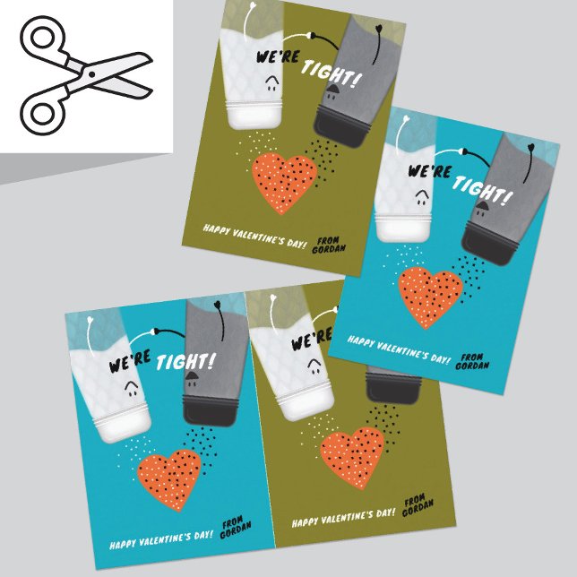 Juego de tarjetas del Día de San Valentín de sal y (Subido por el creador)
