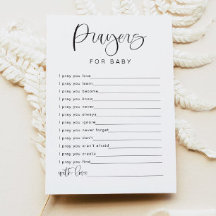 Juego de tarjetas JOLIE Minimal Prayers for Baby A