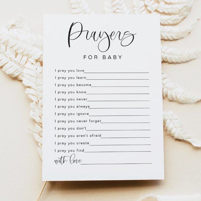 Juego de tarjetas JOLIE Minimal Prayers for Baby A (Subido por el creador)