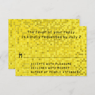 Juego de tarjetas RSVP de cierre de bar Mitzvah