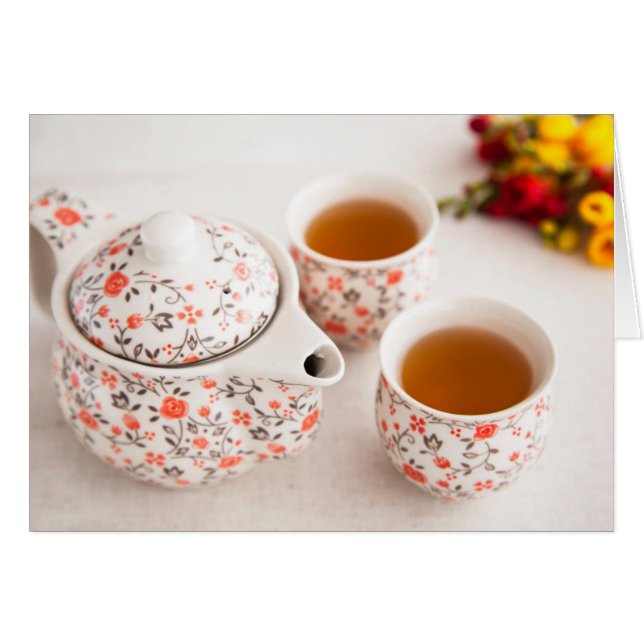 Juego de té cerámico (Anverso (Horizontal))