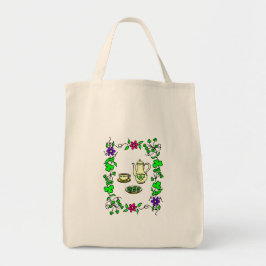 Juego de té del día de San Patricio Bolsa tote irl