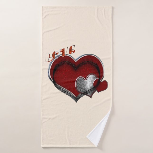 Juego de toallas Beige de Heart Magic (Toalla de baño)