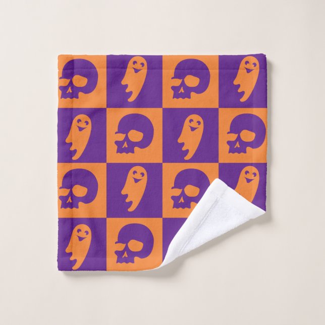 Juego de toallas con tema de Halloween. (Toallita)