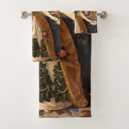 Juego de toallas de arte "Doña Dolores Tosta"