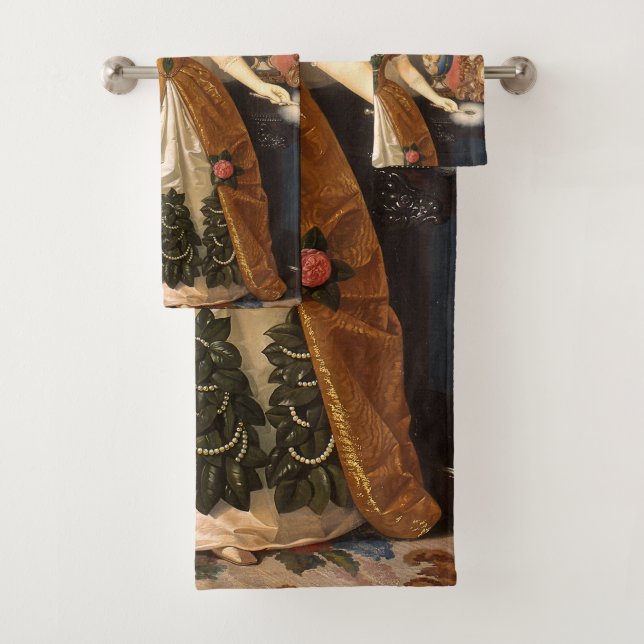 Juego de toallas de arte "Doña Dolores Tosta" (In situ)