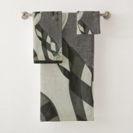 Juego de toallas de arte japonés de Kitagawa Utama