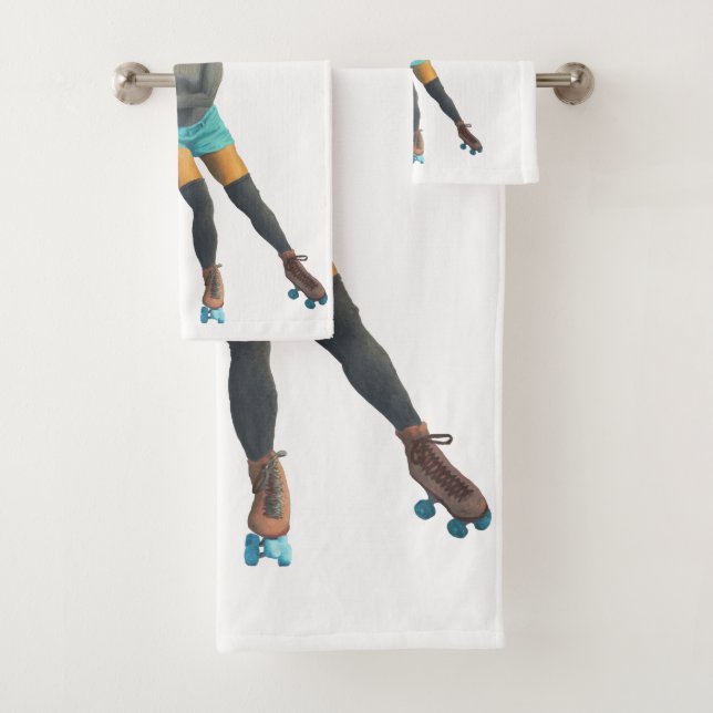 Juego de toallas de arte para una mujer extranjera (In situ)