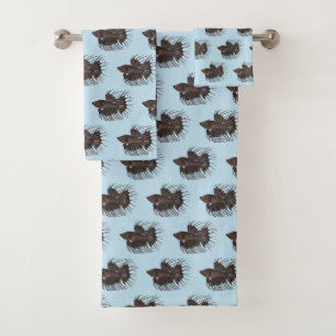 Juego de toallas de baño Betta Fish Bath