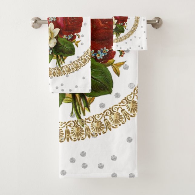 Juego de toallas de baño Black Circle Victorian (In situ)