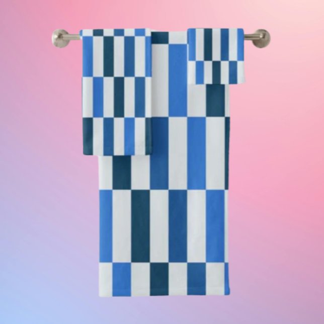 Juego de toallas de baño Blue Line Flow (Subido por el creador)