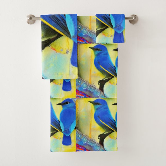 Juego de toallas de baño Bluebird of Happiness (In situ)