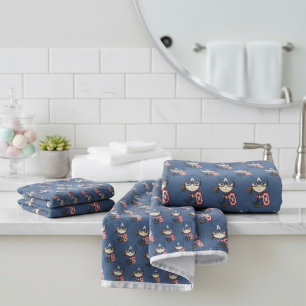 Juego de toallas de baño Captain America