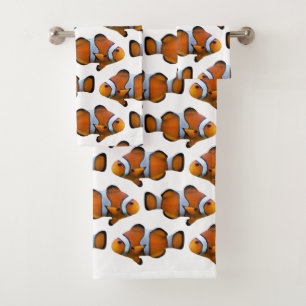 Juego de toallas de baño Clownfish Frenzy
