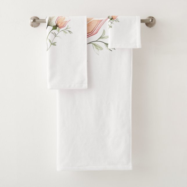 Juego de toallas de baño con estampado de diseño c (In situ)