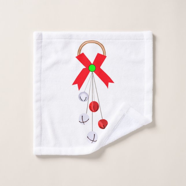 Juego de toallas de baño de adorno de Navidad (Toallita)