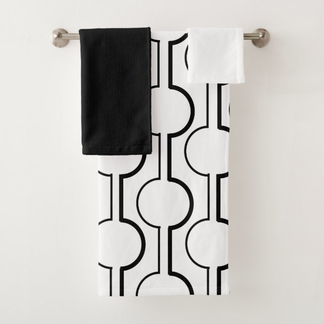 Juego de toallas de baño de círculos divididos (In situ)