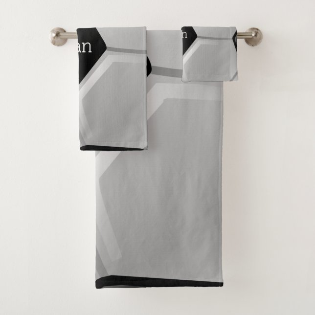 Juego de toallas de baño de diseño de bolas de fút (In situ)