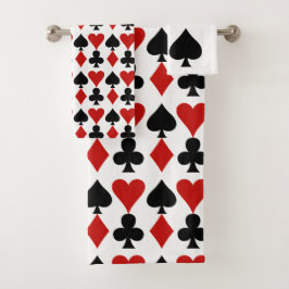 Juego de toallas de baño de diseño para tarjetas