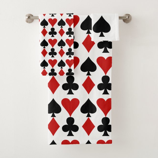 Juego de toallas de baño de diseño para tarjetas (In situ)