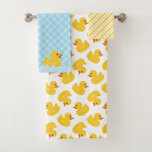 Juego de toallas de baño de ducho de goma   Ducky 