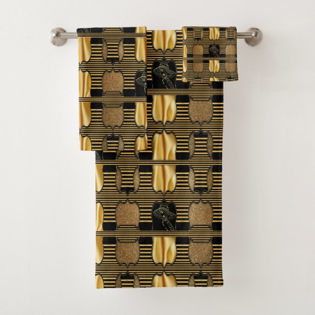 Juego De Toallas De Baño De Estilo Art Déco (In situ)