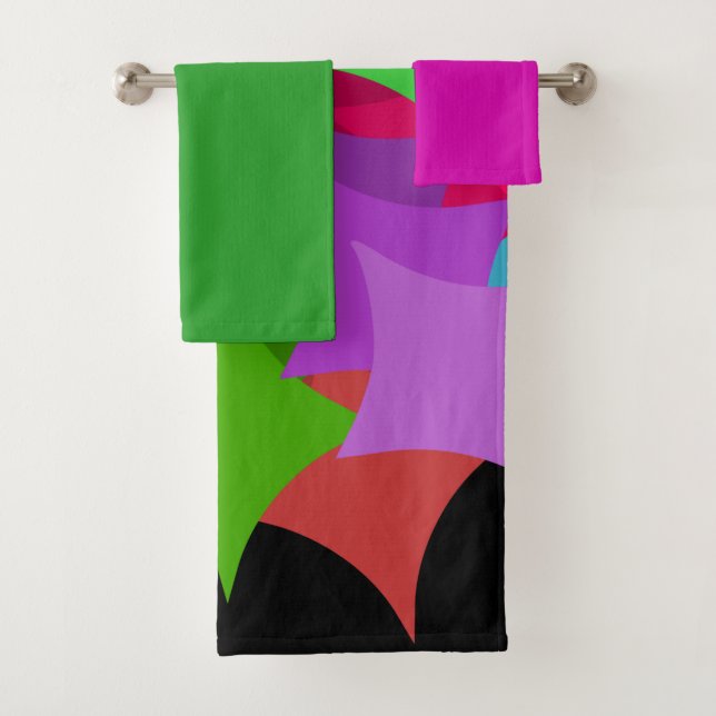 Juego de toallas de baño de flor de estrella (In situ)