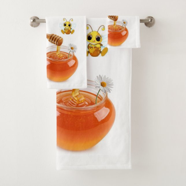 Juego de toallas de baño de Honey Bee (In situ)