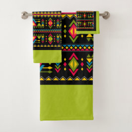 Juego de toallas de baño de indio navajo americano