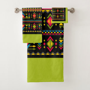 Juego de toallas de baño de indio navajo americano