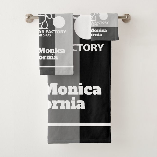 Juego de toallas de baño de la fábrica de ositos d (In situ)