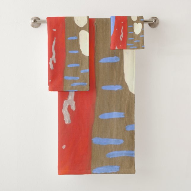 Juego de toallas de baño de Love Isle (In situ)