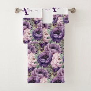 Juego de toallas de baño de lujo   Mímate con flor