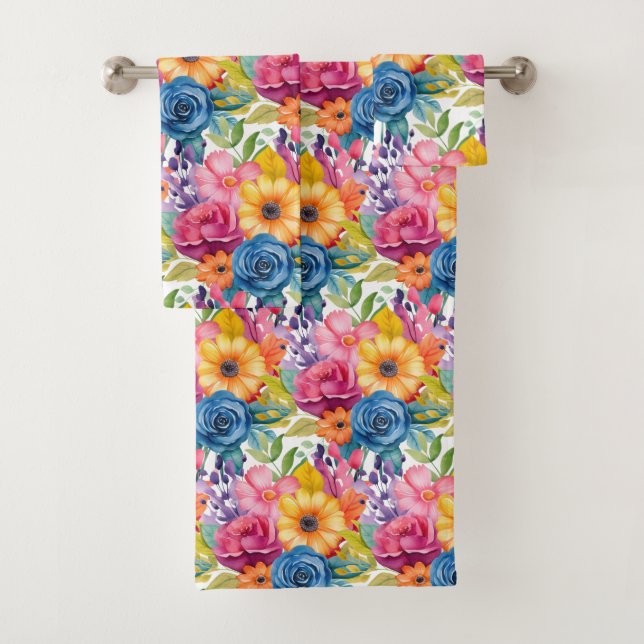 Juego de toallas de baño de lujo | Mímate con flor (In situ)