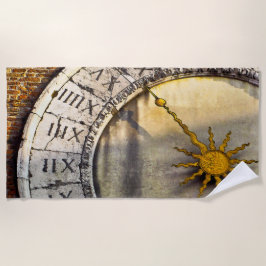 Juego de toallas de baño de manos del tiempo