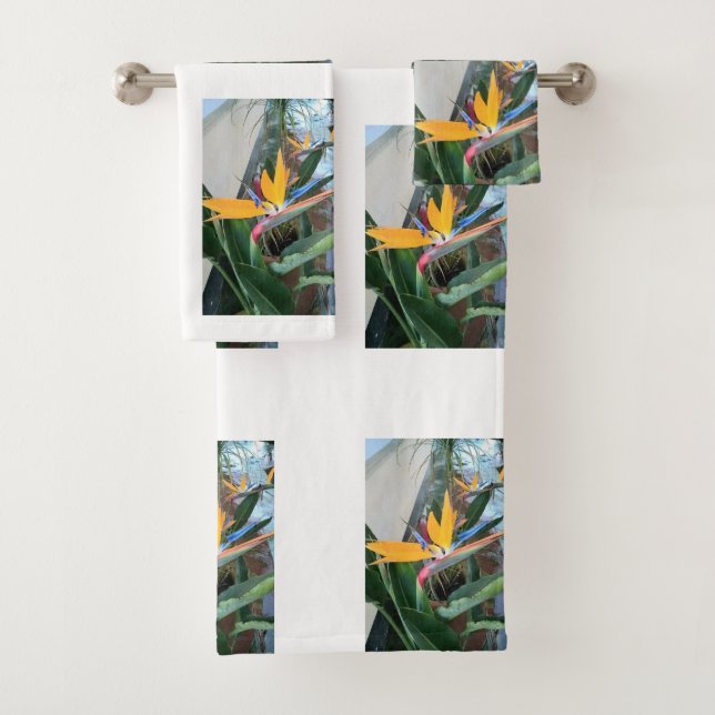 Juego de toallas de baño de paraíso tropical (In situ)