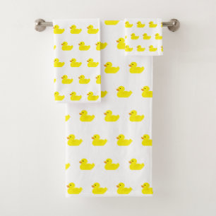 Juego de toallas de baño de pintura de pato de gom