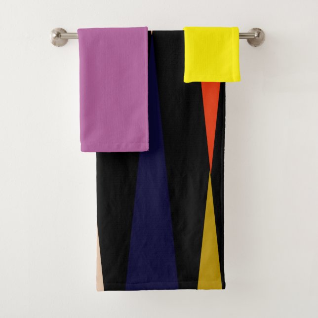 Juego de toallas de baño de punteros (In situ)