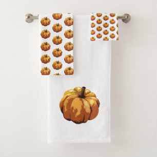 Juego de toallas de baño del patrón otoño del parc