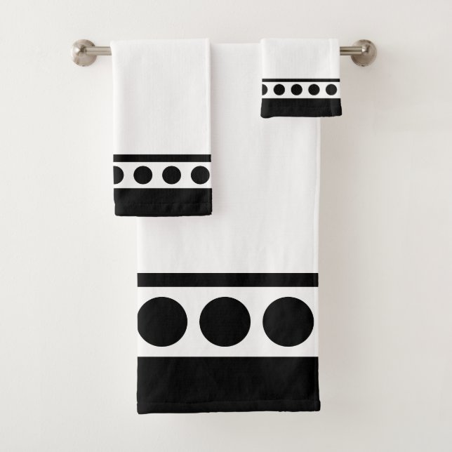 Juego de toallas de baño elegantes y sofisticadas  (In situ)