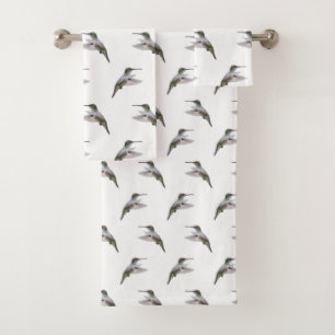 Juego de toallas de baño Frenesí de colibrí